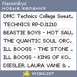 My Wishlist - nasomikys