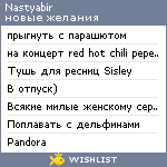 My Wishlist - nastyabir