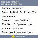 My Wishlist - nastyasochivko