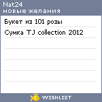 My Wishlist - nat24