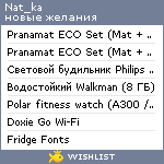 My Wishlist - nat_ka