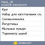 My Wishlist - nata_sh