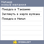 My Wishlist - nataayp