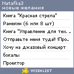 My Wishlist - natafka3