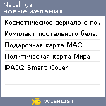 My Wishlist - natal_ya