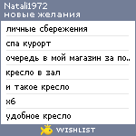 My Wishlist - natali1972