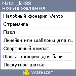 My Wishlist - natali_ldk88