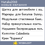 My Wishlist - natalia2018