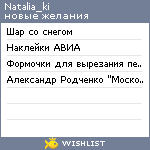 My Wishlist - natalia_ki