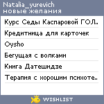 My Wishlist - natalia_yurevich