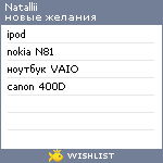 My Wishlist - natallii