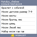 My Wishlist - natalya_chelsee