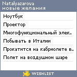 My Wishlist - natalyazarova