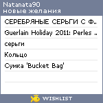 My Wishlist - natanata90