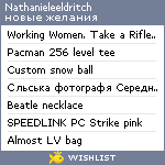 My Wishlist - nathanieleeldritch