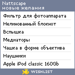 My Wishlist - nattscape