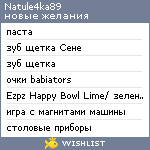 My Wishlist - natule4ka89