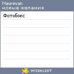 My Wishlist - naurevan