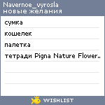 My Wishlist - navernoe_vyrosla