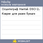 My Wishlist - ndochp