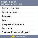 My Wishlist - neddy_nelson