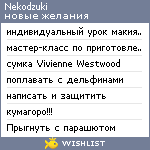 My Wishlist - nekodzuki