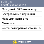 My Wishlist - nella_ni