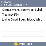 My Wishlist - nellodia