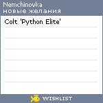 My Wishlist - nemchinovka