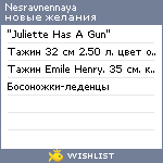 My Wishlist - nesravnennaya