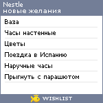 My Wishlist - nestle2002