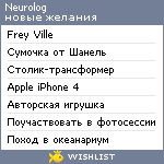 My Wishlist - neurolog