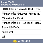 My Wishlist - neverhoods