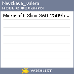 My Wishlist - nevskaya_valera