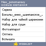 My Wishlist - new_ponomarevy