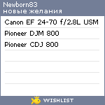 My Wishlist - newborn83