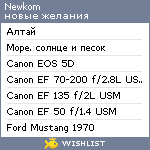 My Wishlist - newkom