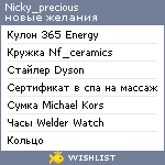 My Wishlist - nicky_precious