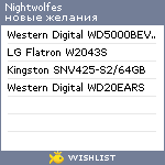 My Wishlist - nightwolfes