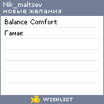 My Wishlist - nik_maltsev