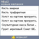 My Wishlist - nika12