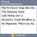 My Wishlist - nikawaii