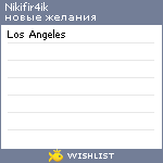 My Wishlist - nikifir4ik