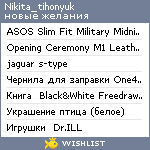 My Wishlist - nikita_tihonyuk
