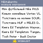 My Wishlist - nikitaburrito