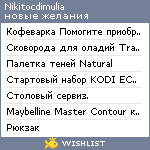 My Wishlist - nikitocdimulia