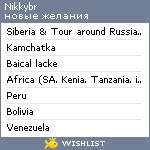 My Wishlist - nikkybr