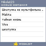 My Wishlist - nikola123