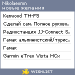 My Wishlist - nikolaevmn