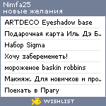 My Wishlist - nimfa25